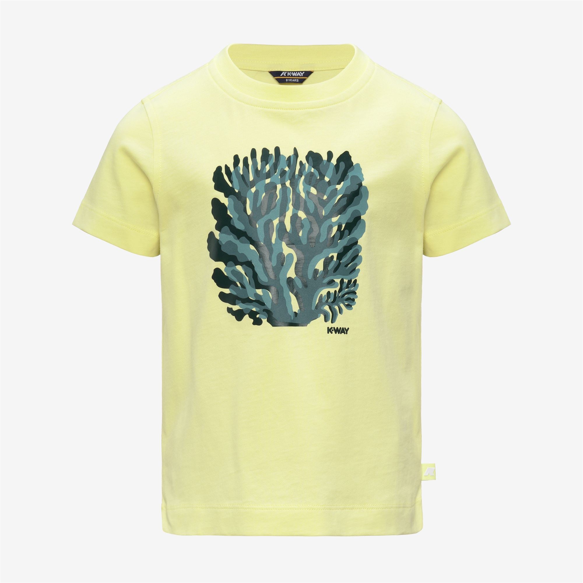 T-Shirts & Top_Girl_P. MELIS CORAIL JERSEY_T-Shirt_Yellow Lime - Commercial 1