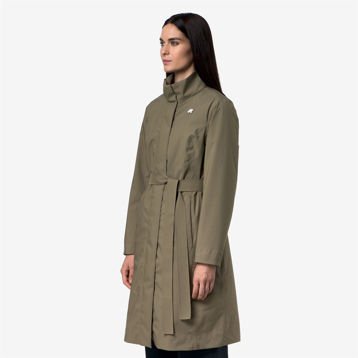 Jackets_Woman_MIRANDA 3IN1_Long_Green Army - Red Dk - Commercial 5