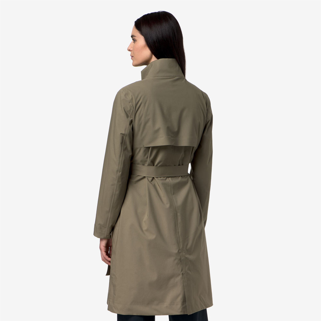 Jackets_Woman_MIRANDA 3IN1_Long_Green Army - Red Dk - Commercial 6
