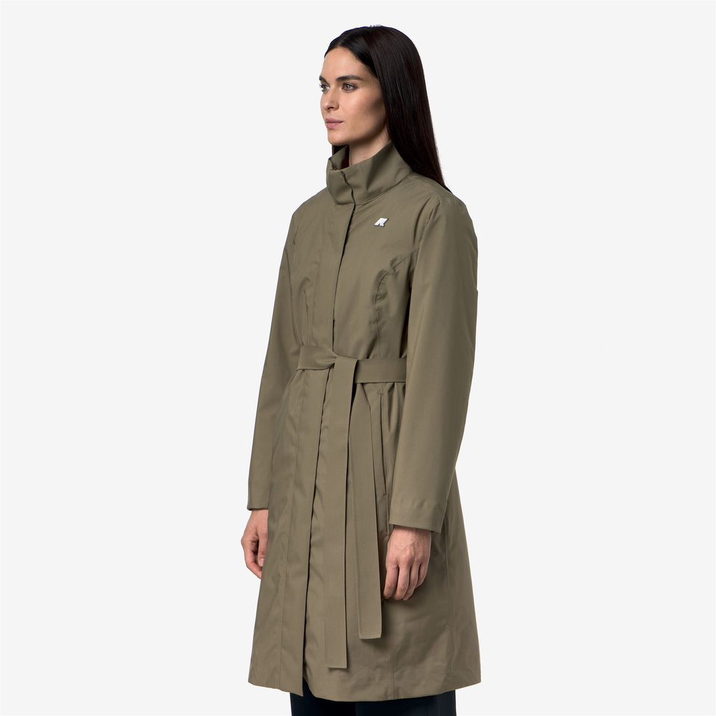 Jackets_Woman_MIRANDA 3IN1_Long_Green Army - Red Dk - Commercial 5