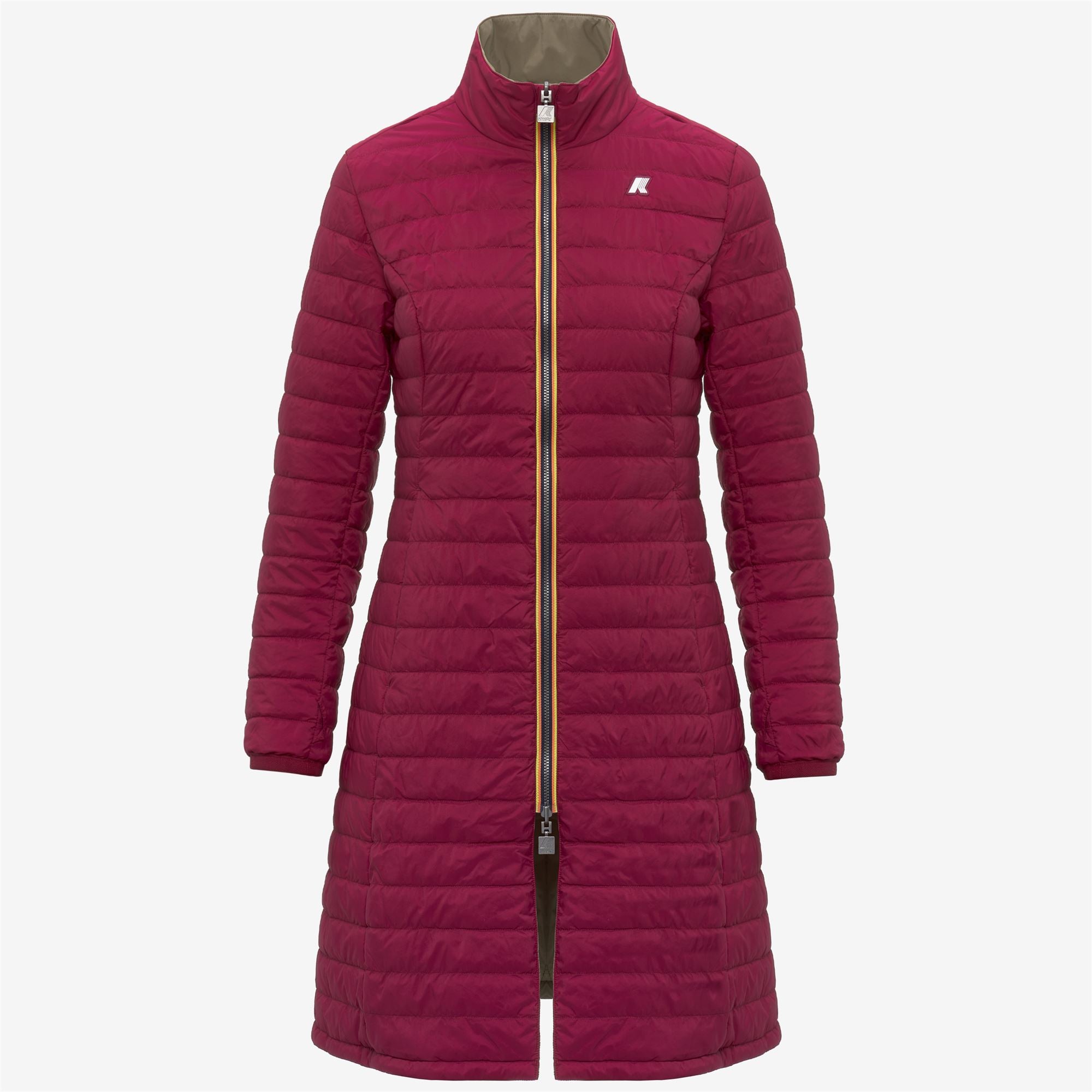 Jackets_Woman_MIRANDA 3IN1_Long_Green Army - Red Dk - Commercial 3