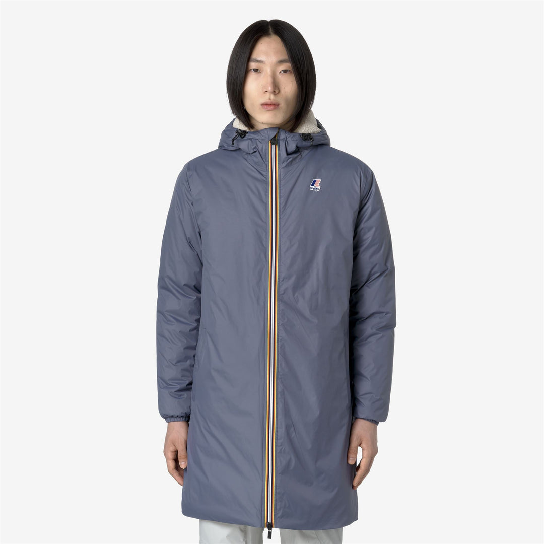 Le Vrai 3.0 Eiffel Orsetto - Jackets - 3/4 LENGTH - UNISEX - GREY BLUE AVIO