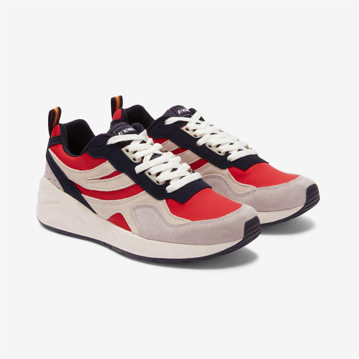 TRAINING 3.0 LACES - Sport Shoes - Low Cut - UNISEX - RED-LT GRAY-WHITE-BLU NAVY
