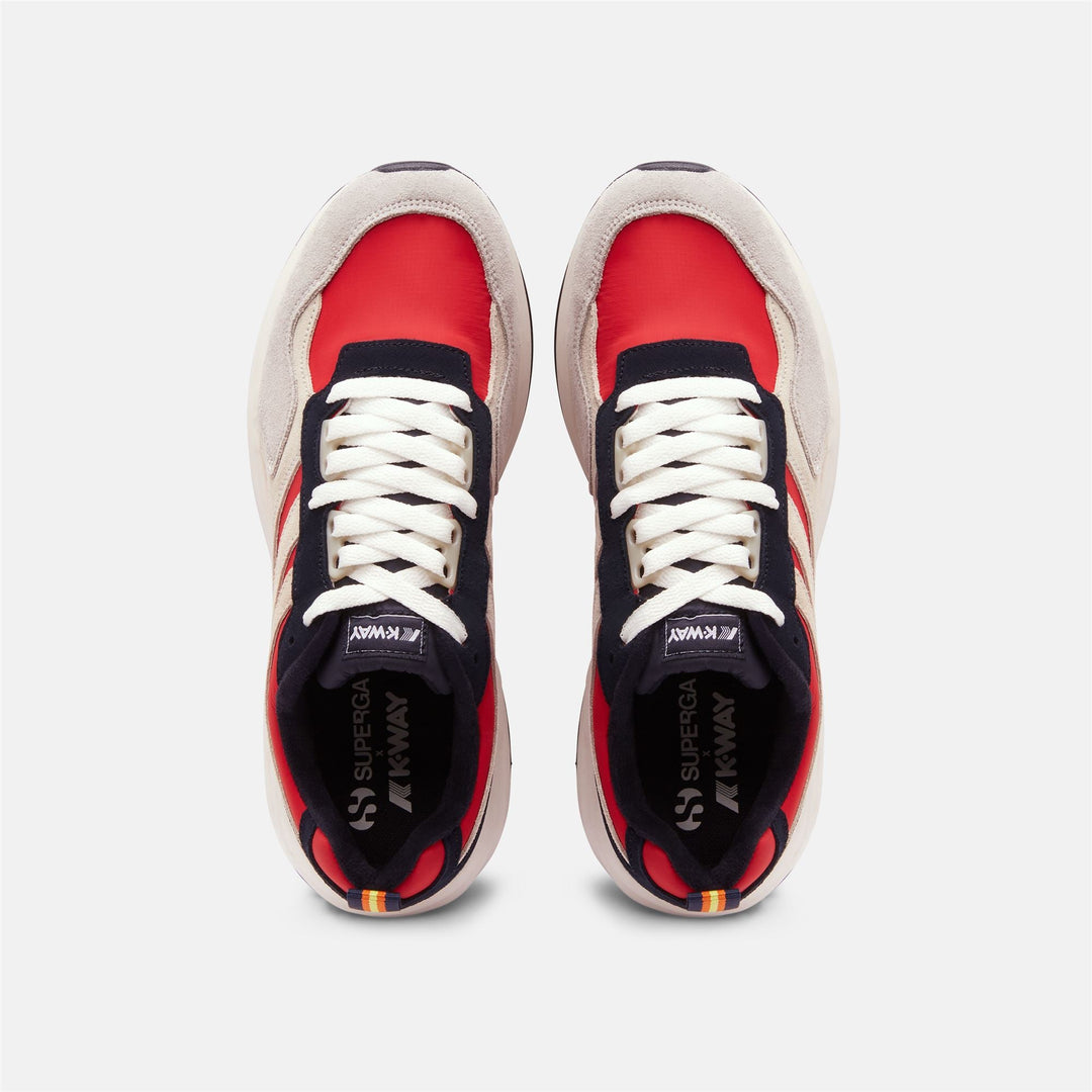 TRAINING 3.0 LACES - Sport Shoes - Low Cut - UNISEX - RED-LT GRAY-WHITE-BLU NAVY