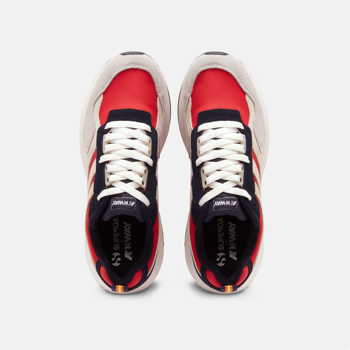 TRAINING 3.0 LACES - Sport Shoes - Low Cut - UNISEX - RED-LT GRAY-WHITE-BLU NAVY