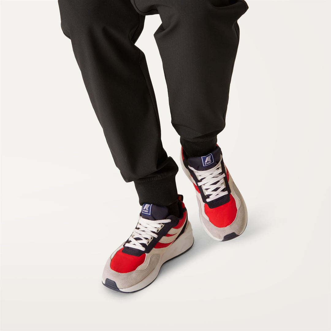 TRAINING 3.0 LACES - Sport Shoes - Low Cut - UNISEX - RED-LT GRAY-WHITE-BLU NAVY