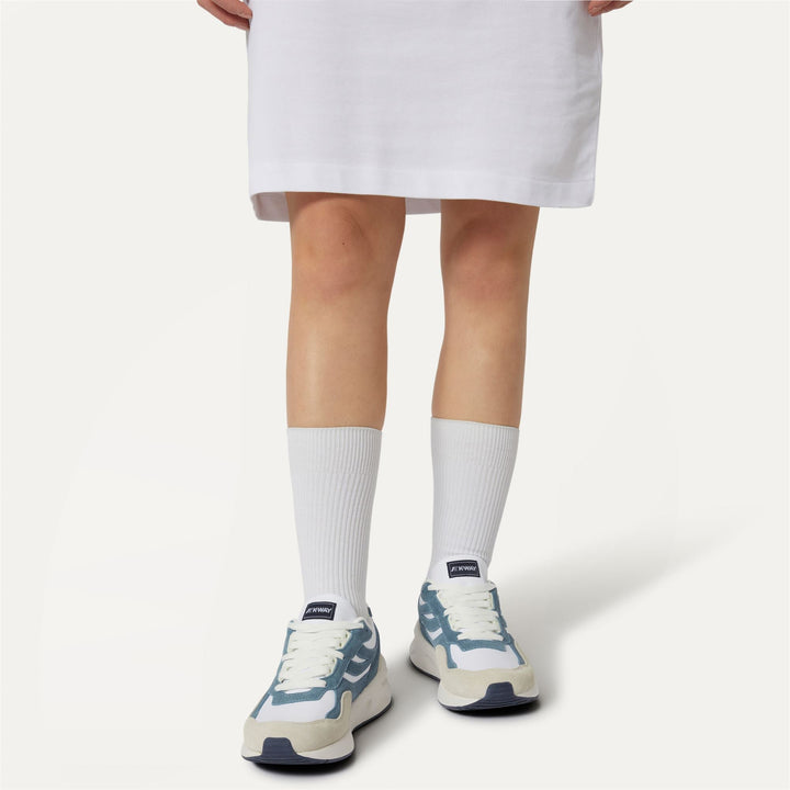 TRAINING 3.0 LACES - Sport Shoes - Low Cut - UNISEX - WHITE-AZURE BLIZZARD-BEIGE LT-BLUE DEPTH