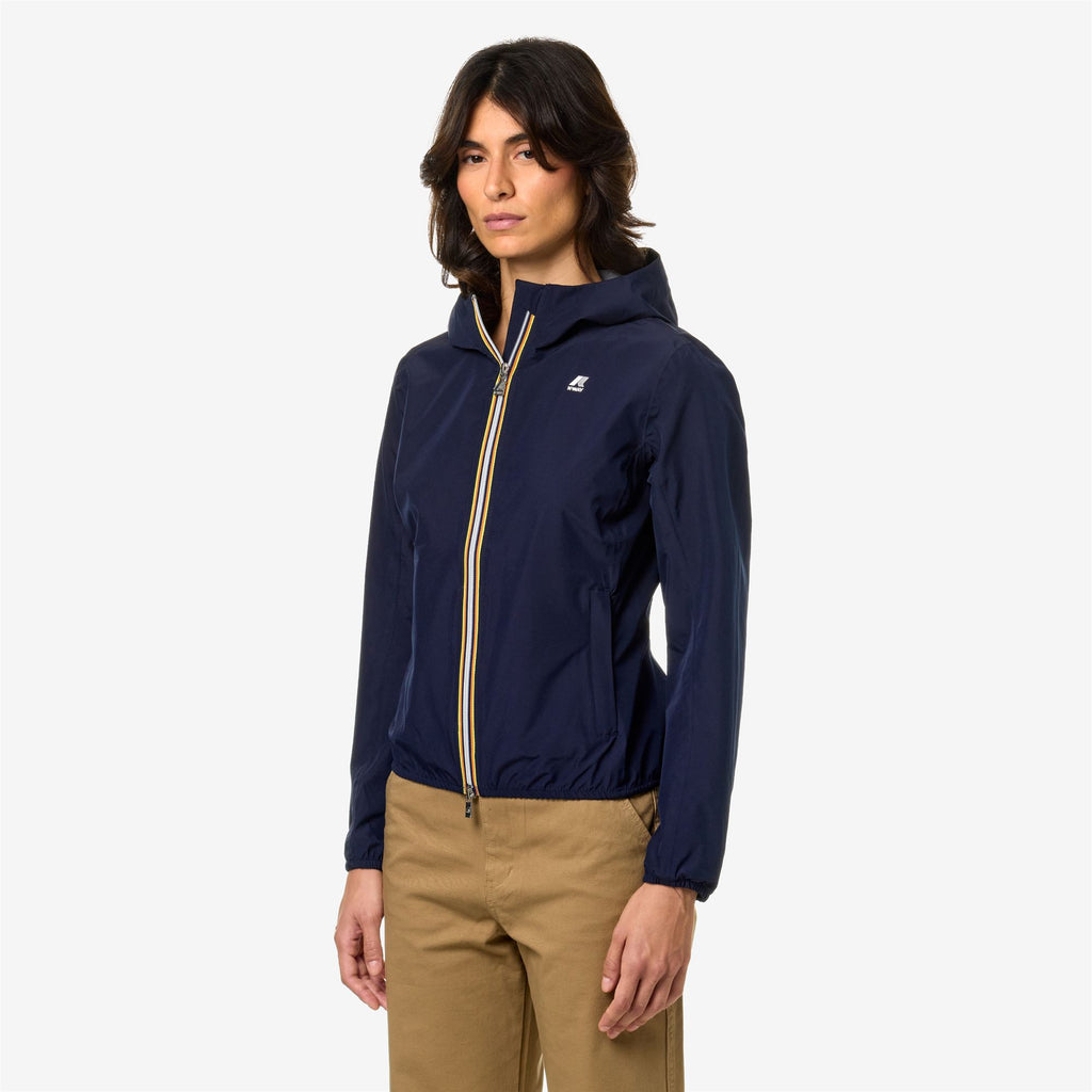 Jackets_Woman_LILY ECO STRETCH DOT_Short_Blue Depth - Commercial 5
