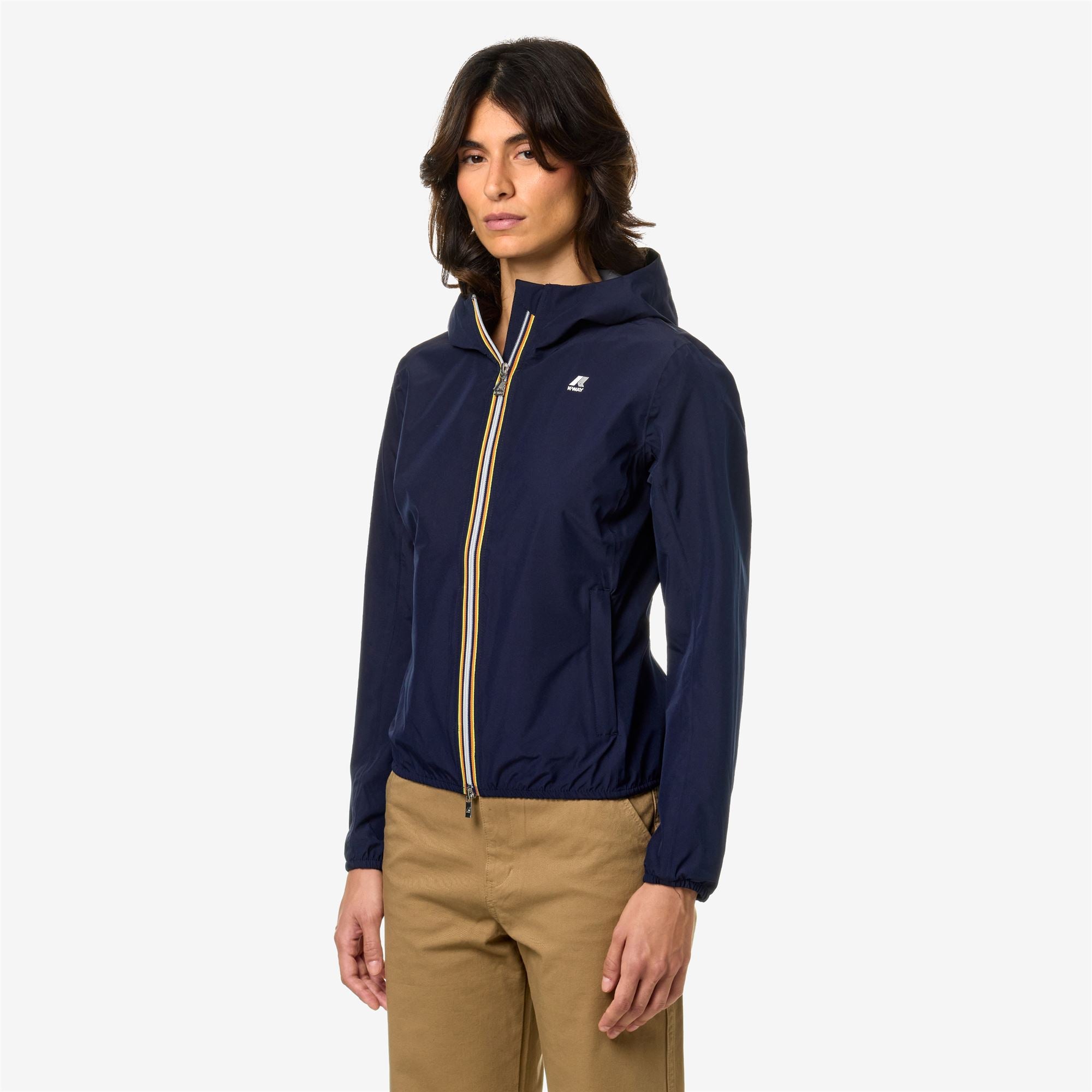 Jackets_Woman_LILY ECO STRETCH DOT_Short_Blue Depth - Commercial 5