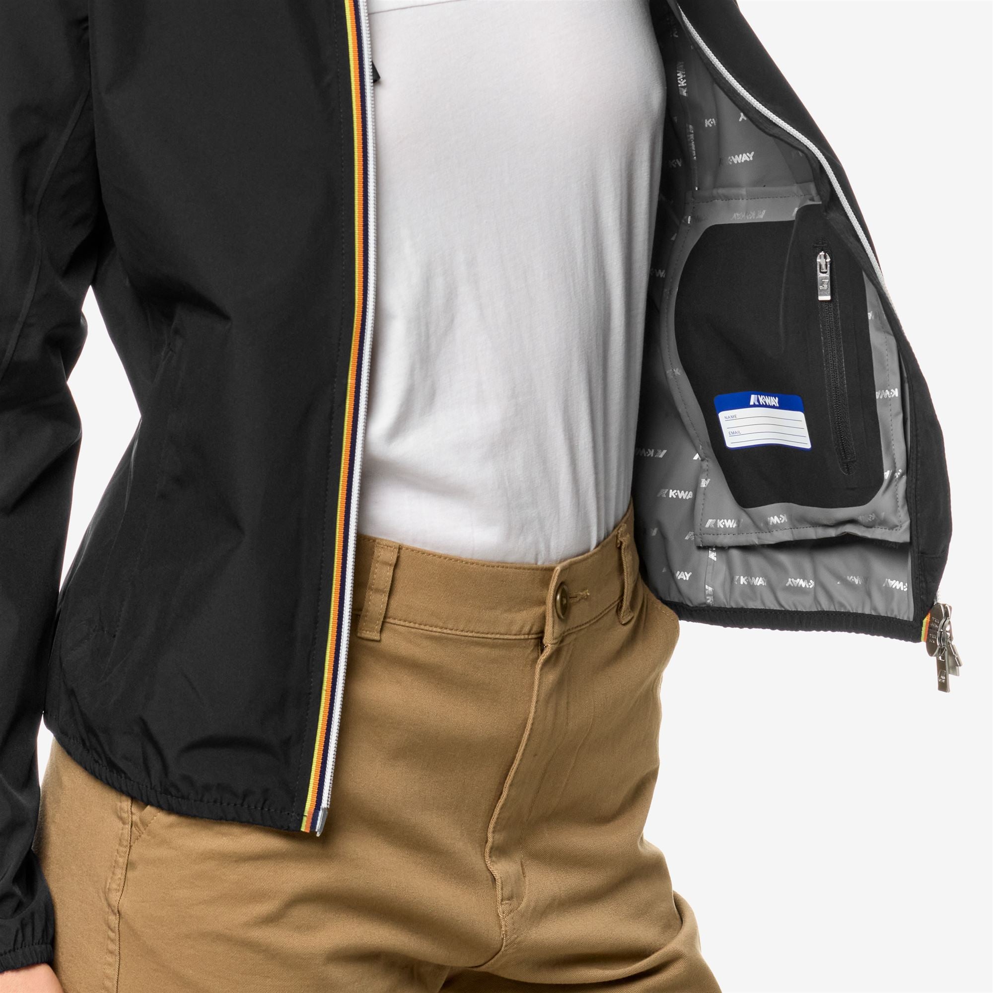 Jackets_Woman_LILY ECO STRETCH DOT_Short_Black Pure - Commercial 7