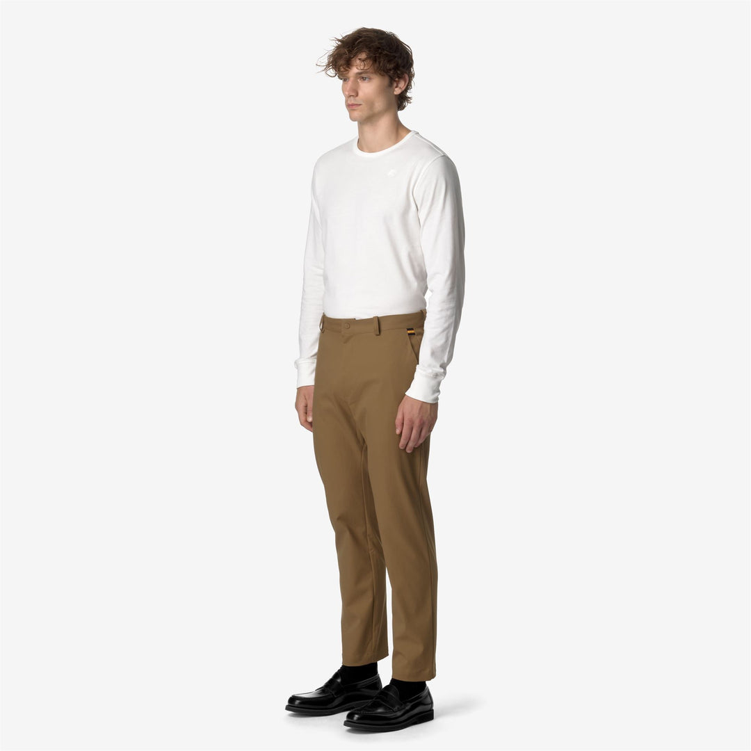 ELIA TWILL PEACH - Pants - CHINO - UNISEX - BROWN CORDA