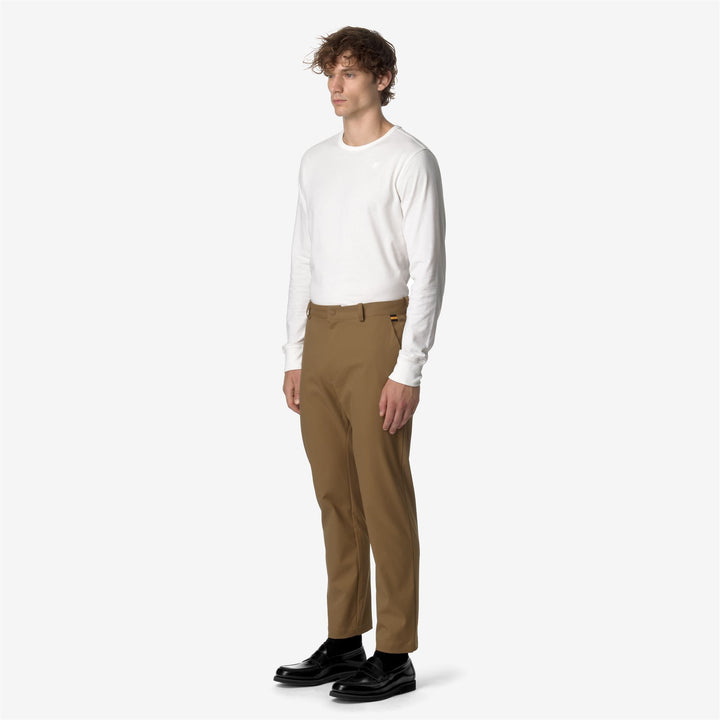 ELIA TWILL PEACH - Pants - CHINO - UNISEX - BROWN CORDA