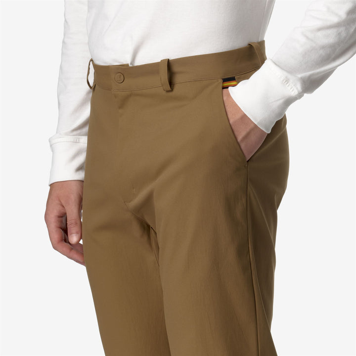 ELIA TWILL PEACH - Pants - CHINO - UNISEX - BROWN CORDA