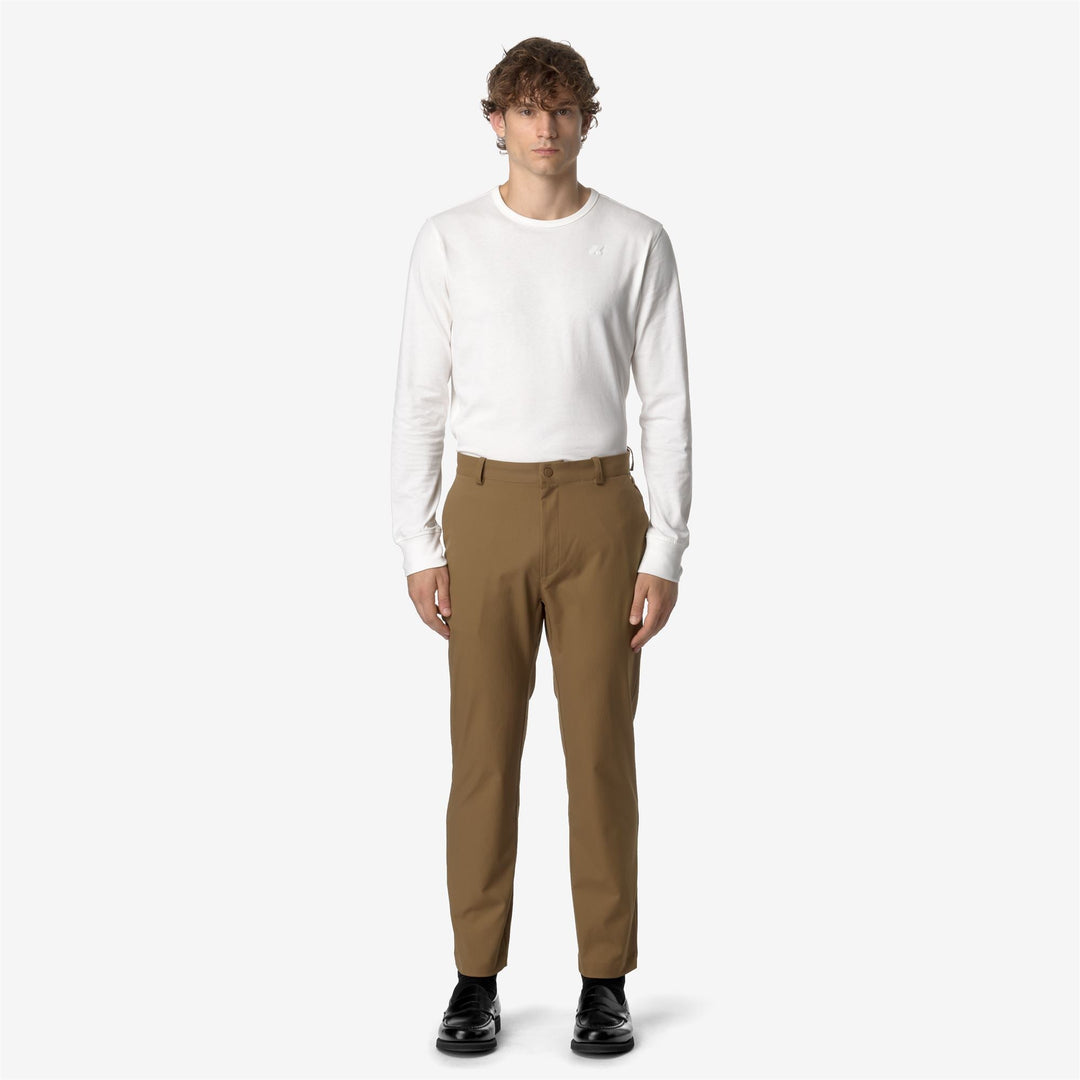 ELIA TWILL PEACH - Pants - CHINO - UNISEX - BROWN CORDA