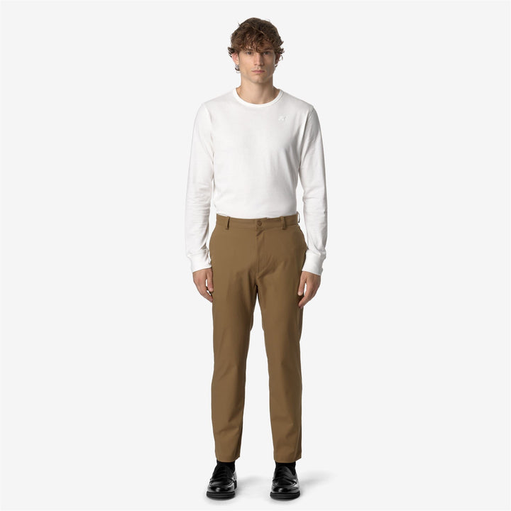 ELIA TWILL PEACH - Pants - CHINO - UNISEX - BROWN CORDA
