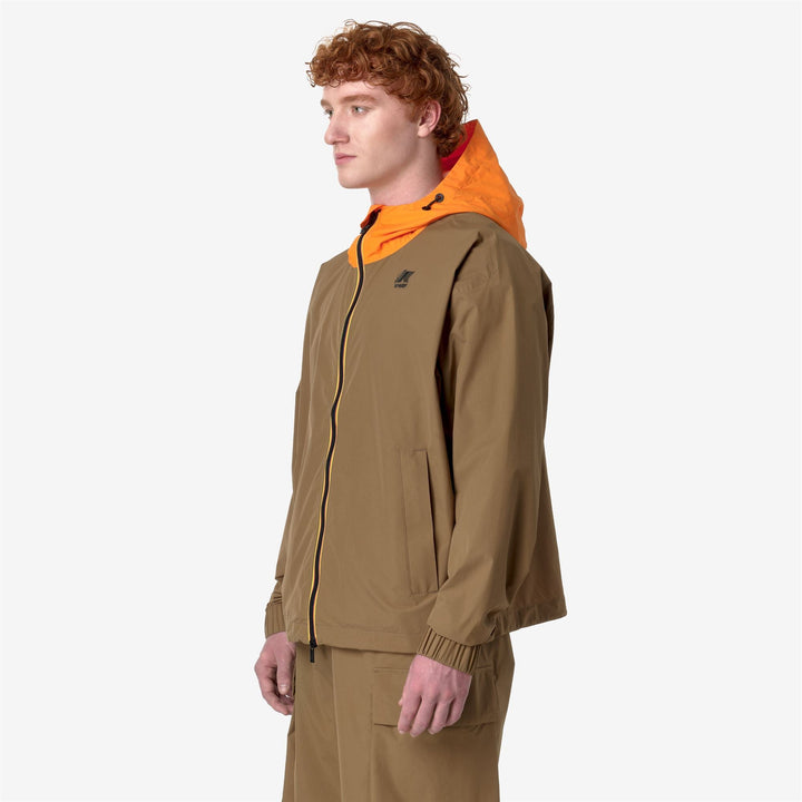 MILE 2.1 AMIABLE DIEMME - Jackets - Short - UNISEX - BROWN CORDA-ORANGE 5