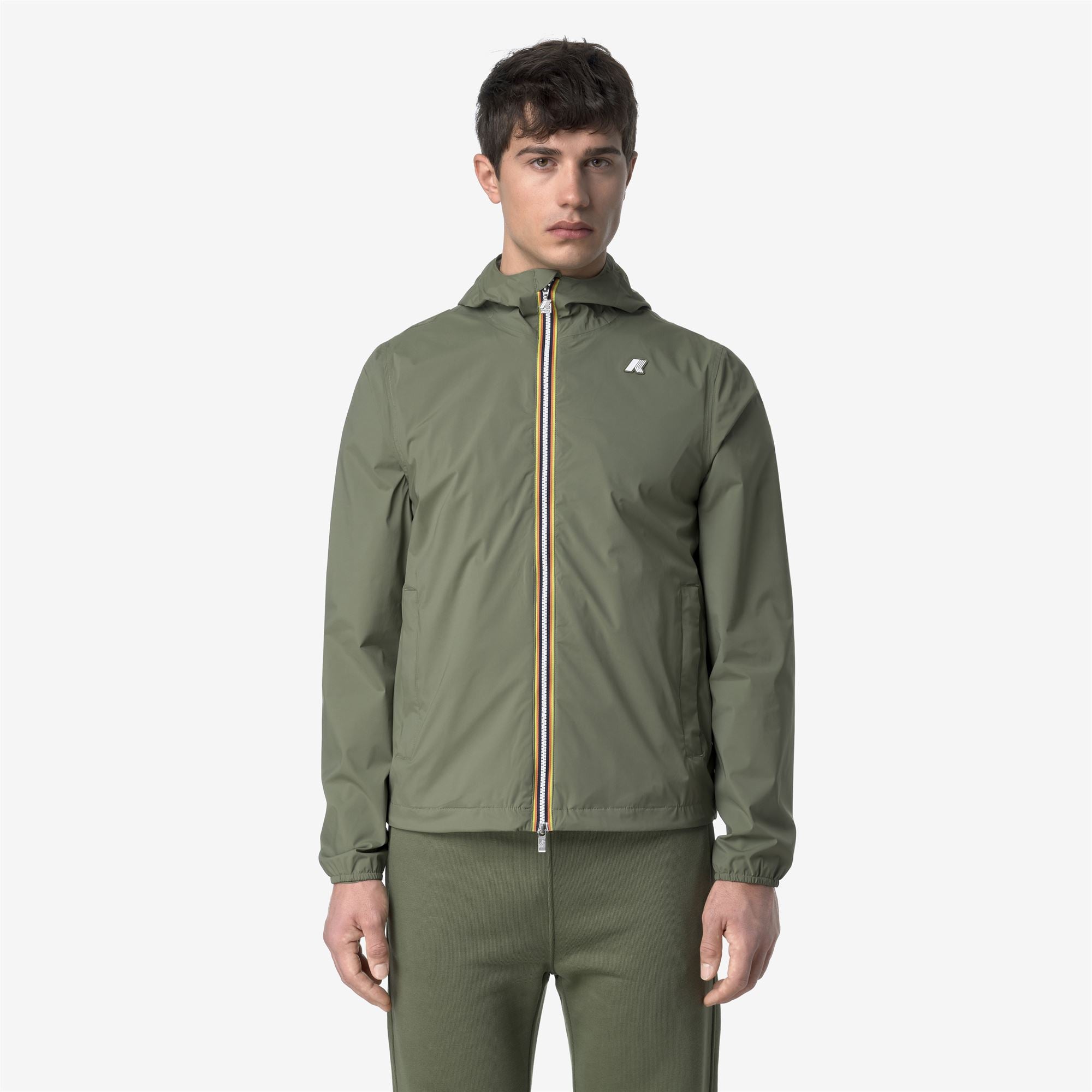 Jackets_MAN_JACK  STRETCH NYLON JERSEY_Short_Green Lichen - Commercial 4