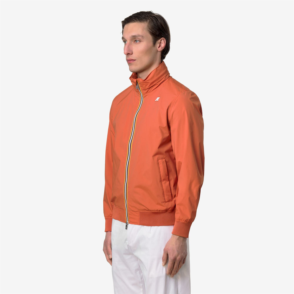 Jackets_Man_AMAURY  STRETCH NYLON JERSEY_Short_Orange Brownish - Commercial 5