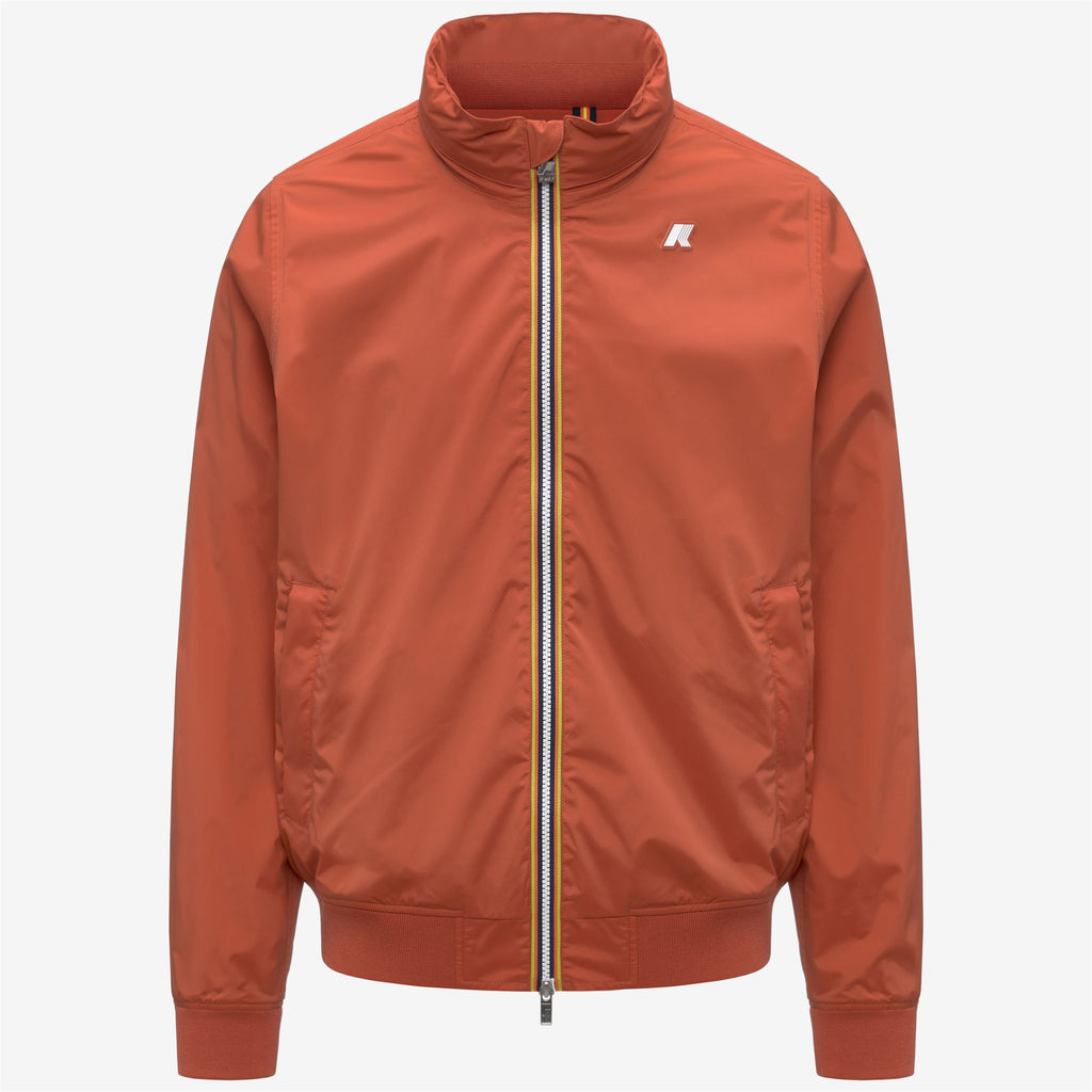 Jackets_Man_AMAURY  STRETCH NYLON JERSEY_Short_Orange Brownish - Commercial 1
