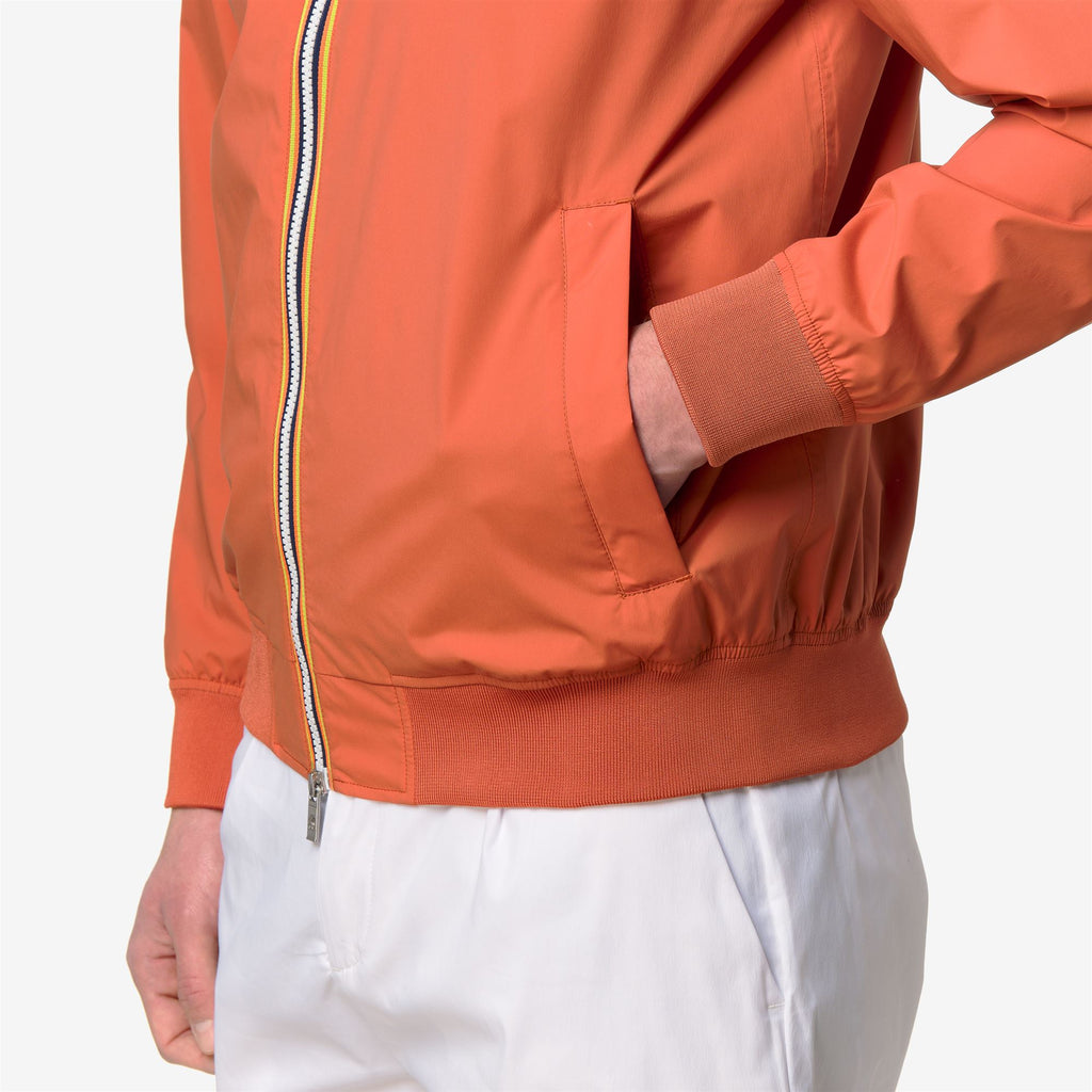 Jackets_Man_AMAURY  STRETCH NYLON JERSEY_Short_Orange Brownish - Commercial 7