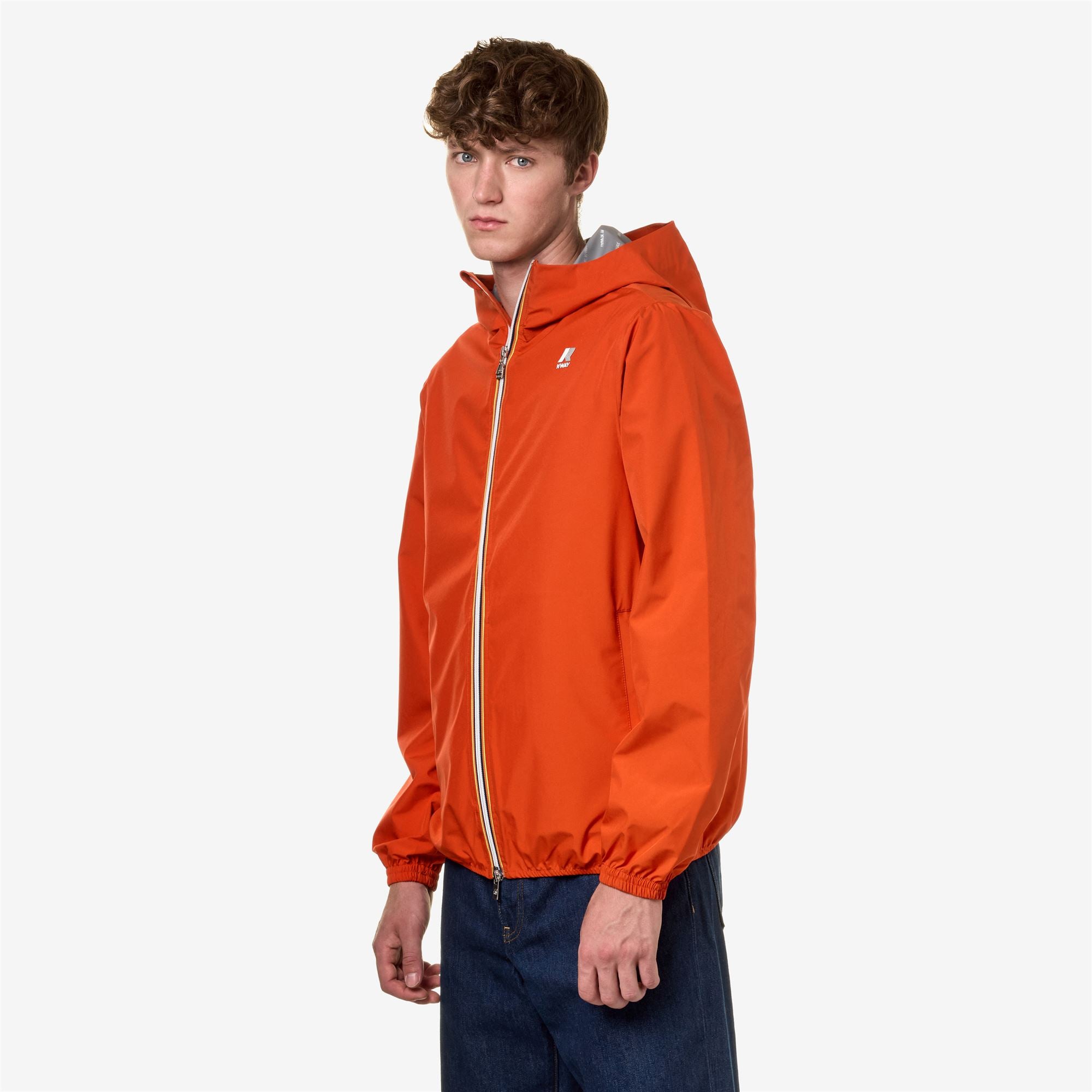 Jackets_Man_JACK ECO STRETCH DOT_Short_Orange Pumpkin - Commercial 5