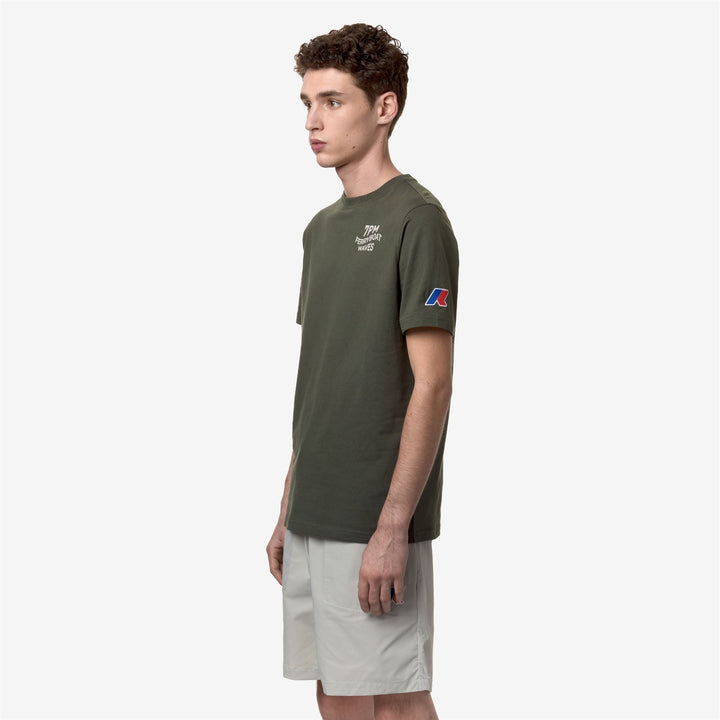 ODOM LOGO LF - T-ShirtsTop - T-Shirt - UNISEX - GREEN BLACKISH
