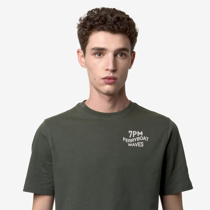 ODOM LOGO LF - T-ShirtsTop - T-Shirt - UNISEX - GREEN BLACKISH
