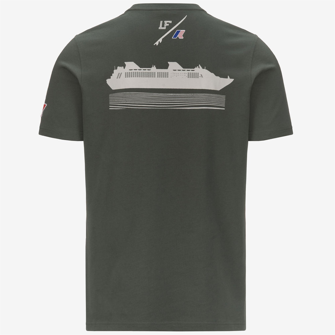 ODOM LOGO LF - T-ShirtsTop - T-Shirt - UNISEX - GREEN BLACKISH