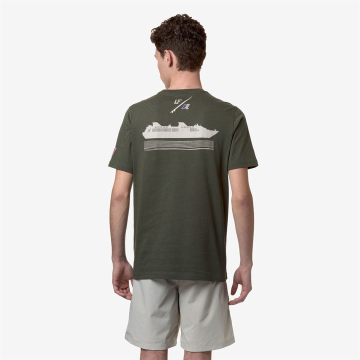 ODOM LOGO LF - T-ShirtsTop - T-Shirt - UNISEX - GREEN BLACKISH