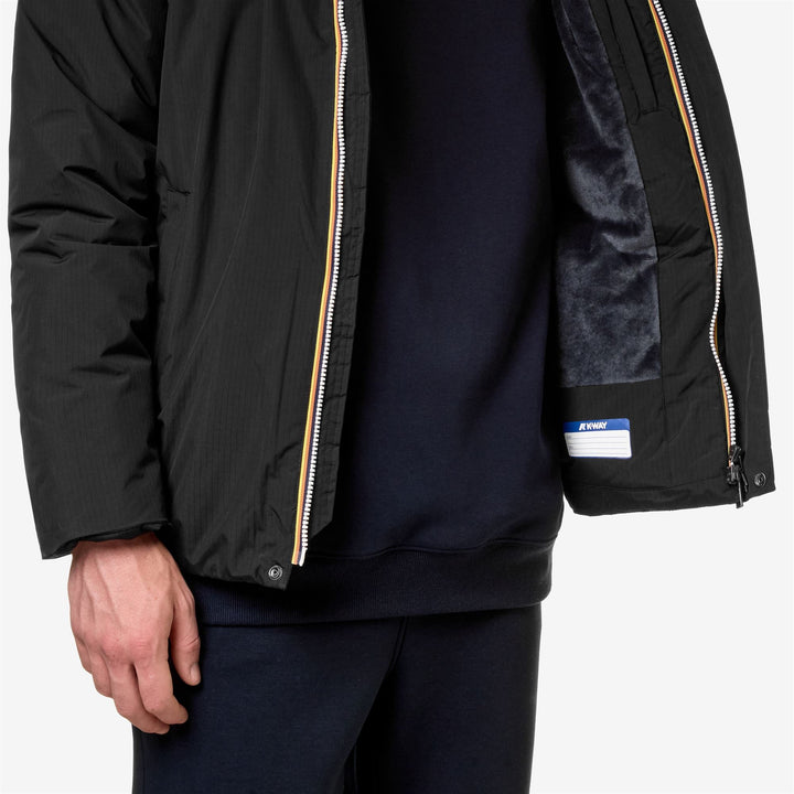 JACK RIPSTOP MARMOTTA - Jackets - Short - MAN - BLACK P-BLUE A 2