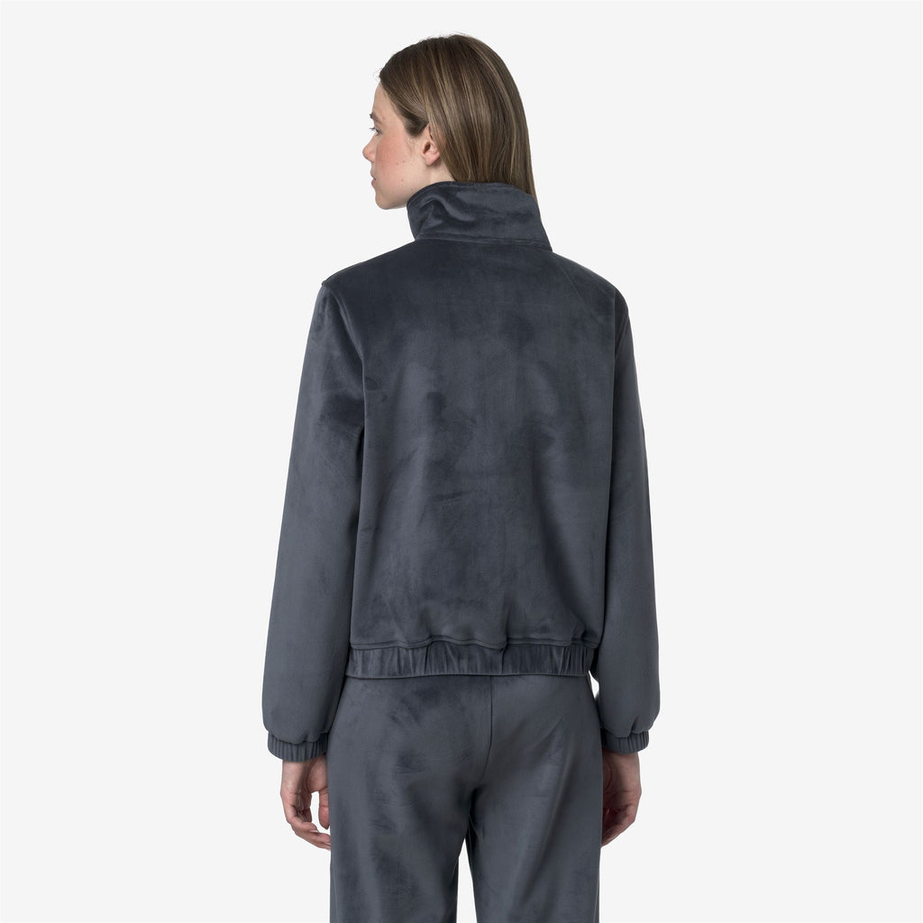 Fleece_WOMAN_VIVIETTE VELOUR POLAR_Jacket_Blue Airforce Combo - Blue Airforce - Commercial 6