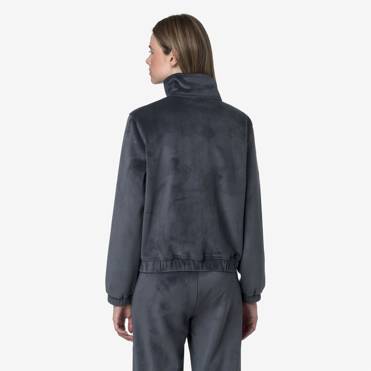 Fleece_WOMAN_VIVIETTE VELOUR POLAR_Jacket_Blue Airforce Combo - Blue Airforce - Commercial 6
