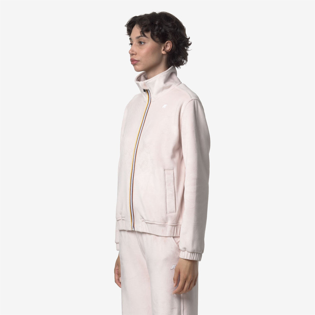 VIVIETTE VELOUR POLAR - Fleece - Jacket - WOMAN - Rose Hushed-Rose Hushed