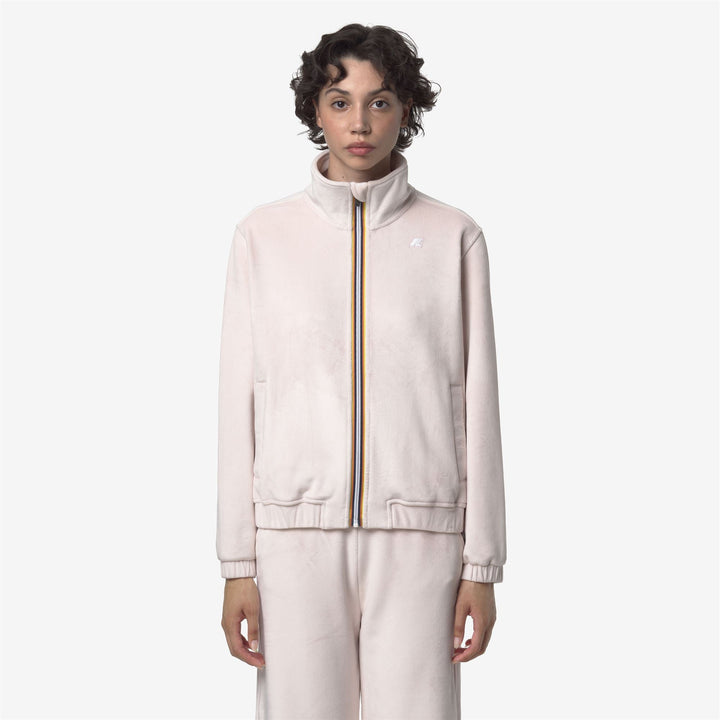 VIVIETTE VELOUR POLAR - Fleece - Jacket - WOMAN - Rose Hushed-Rose Hushed