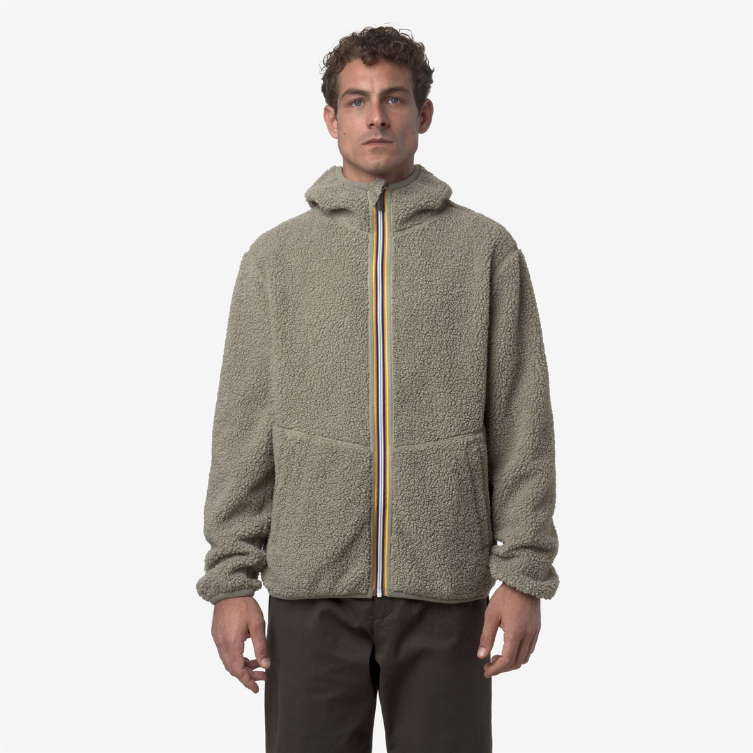 JACK SHERPA POLAR REVERSIBLE - Fleece - Jacket - MAN - Green Oak-Green Oak
