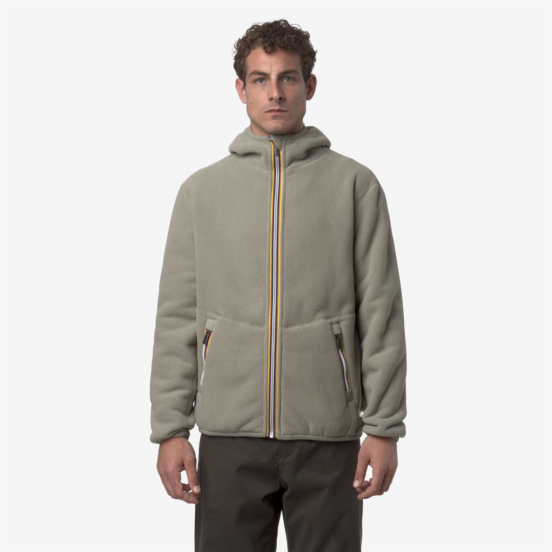 JACK SHERPA POLAR REVERSIBLE - Fleece - Jacket - MAN - Green Oak-Green Oak
