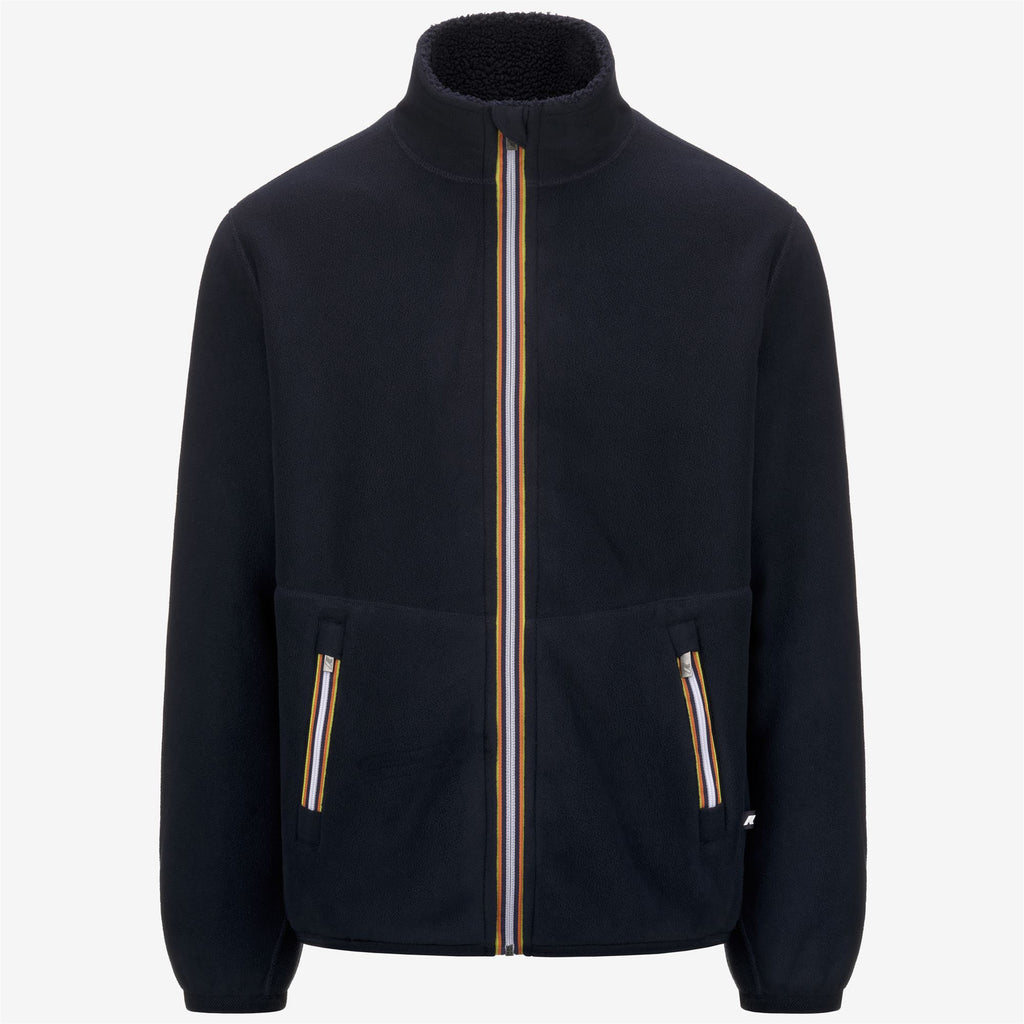 Fleece_MAN_PASCAL SHERPA POLAR DOUBLE_Jacket_Blue Depth-Blue Depth - Commercial 2