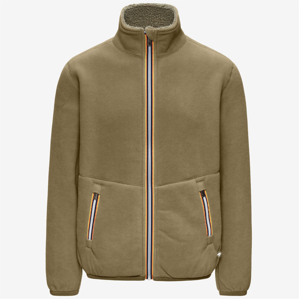 Fleece_Man_PASCAL SHERPA POLAR DOUBLE_Jacket_Green Army-Green Army - Commercial 2