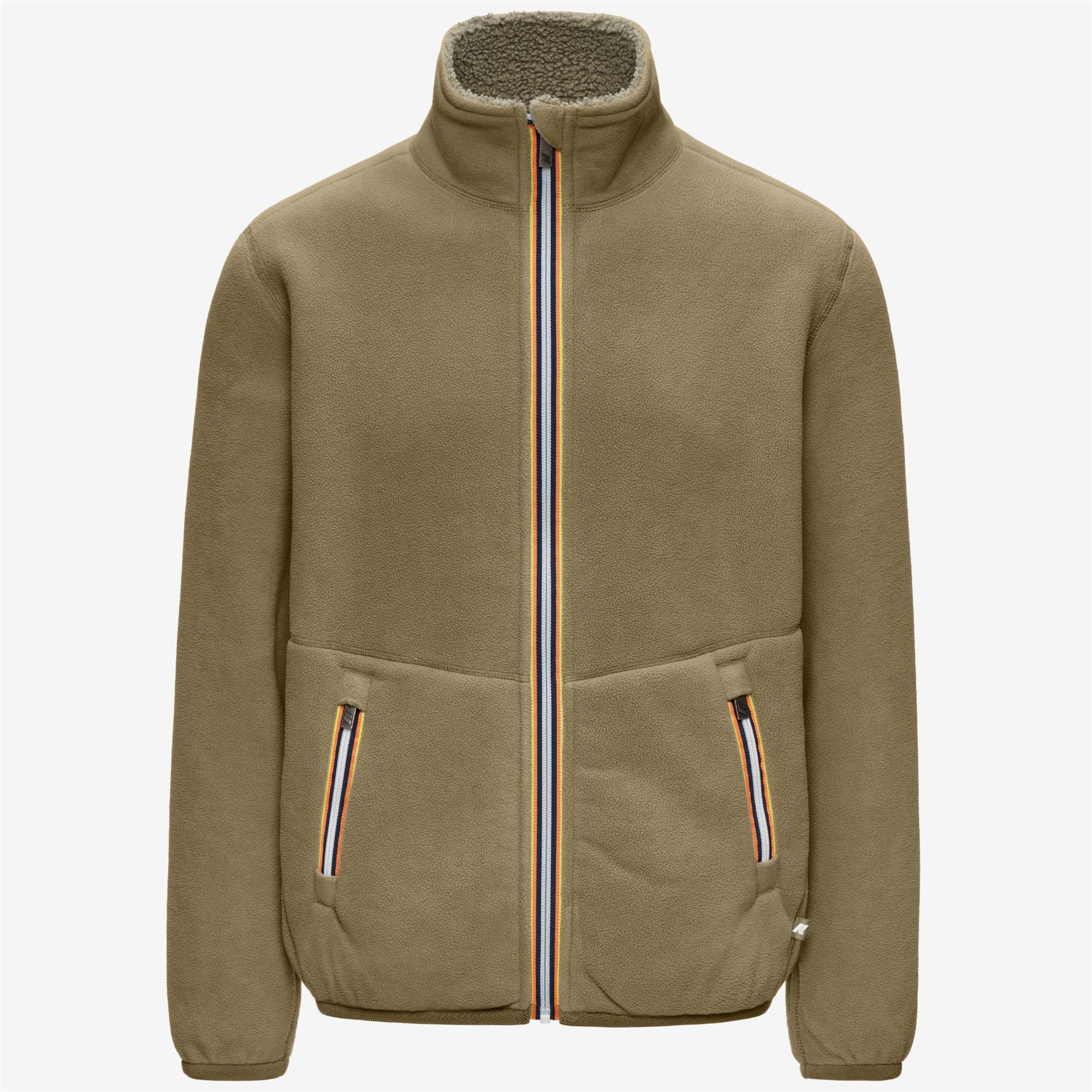 Fleece_Man_PASCAL SHERPA POLAR DOUBLE_Jacket_Green Army-Green Army - Commercial 2
