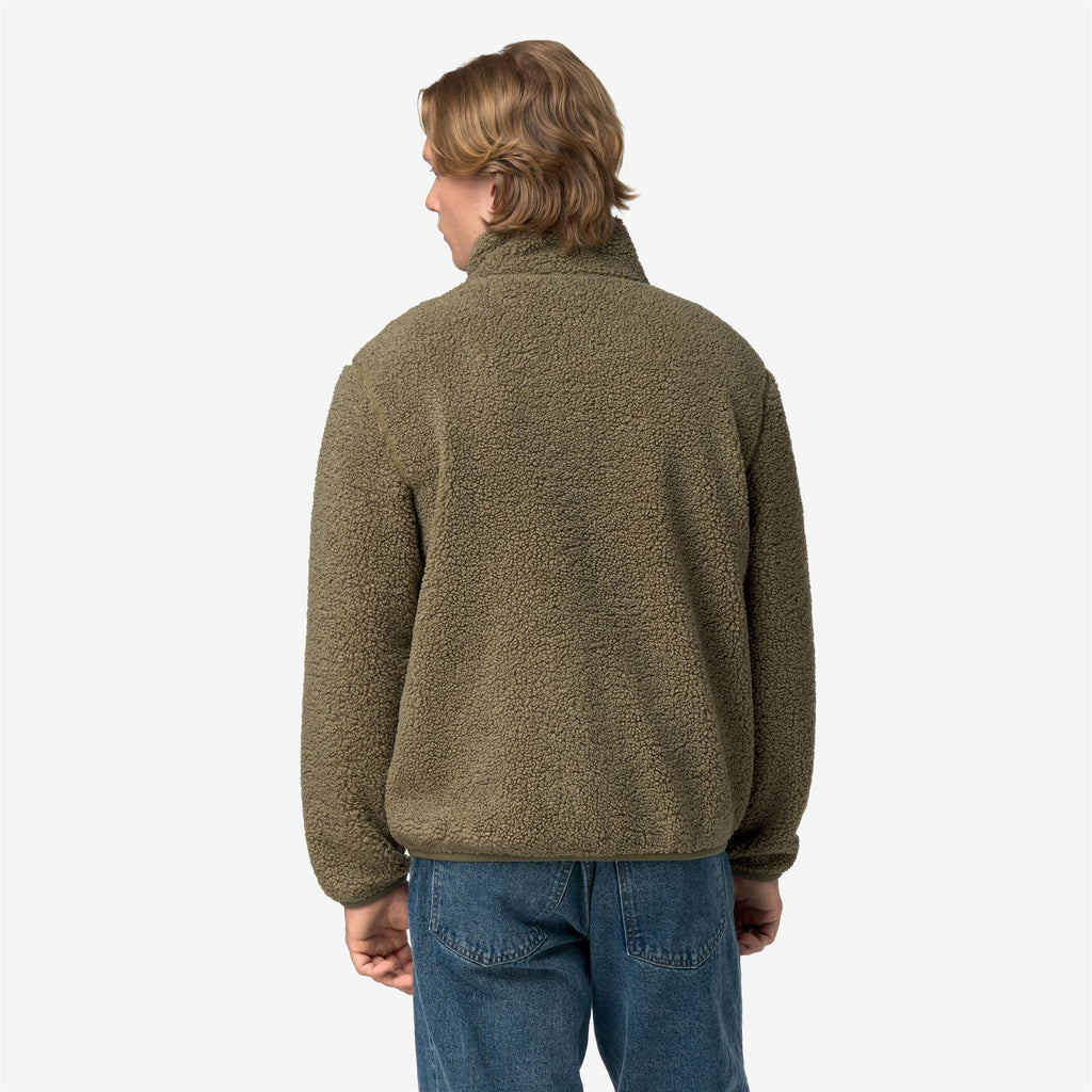 Fleece_Man_PASCAL SHERPA POLAR DOUBLE_Jacket_Green Army-Green Army - Commercial 6
