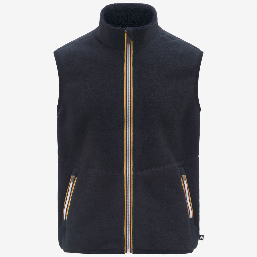 YANNICK SHERPA POLAR REVERSIBLE - Fleece - Vest - MAN - Blue Depth-Blue Depth
