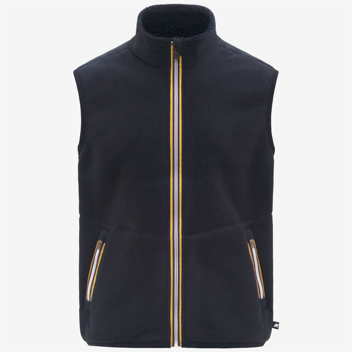 YANNICK SHERPA POLAR REVERSIBLE - Fleece - Vest - MAN - Blue Depth-Blue Depth