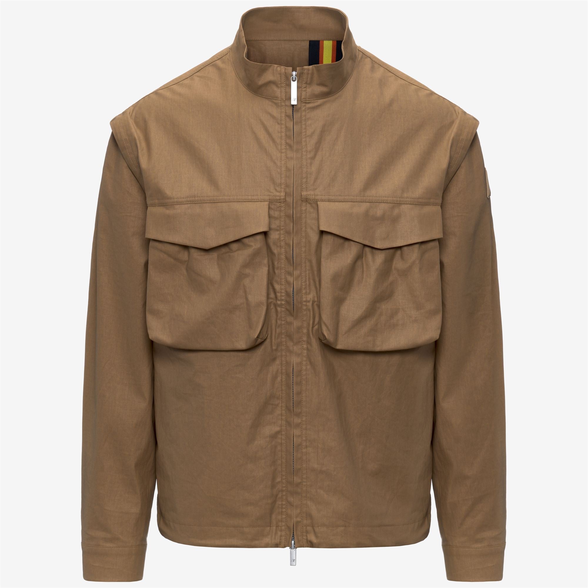 Jackets_Man_ORIAN NATURAL BLEND_Short_BROWN BISTRE COMBO - Brown Bistre - Commercial 1