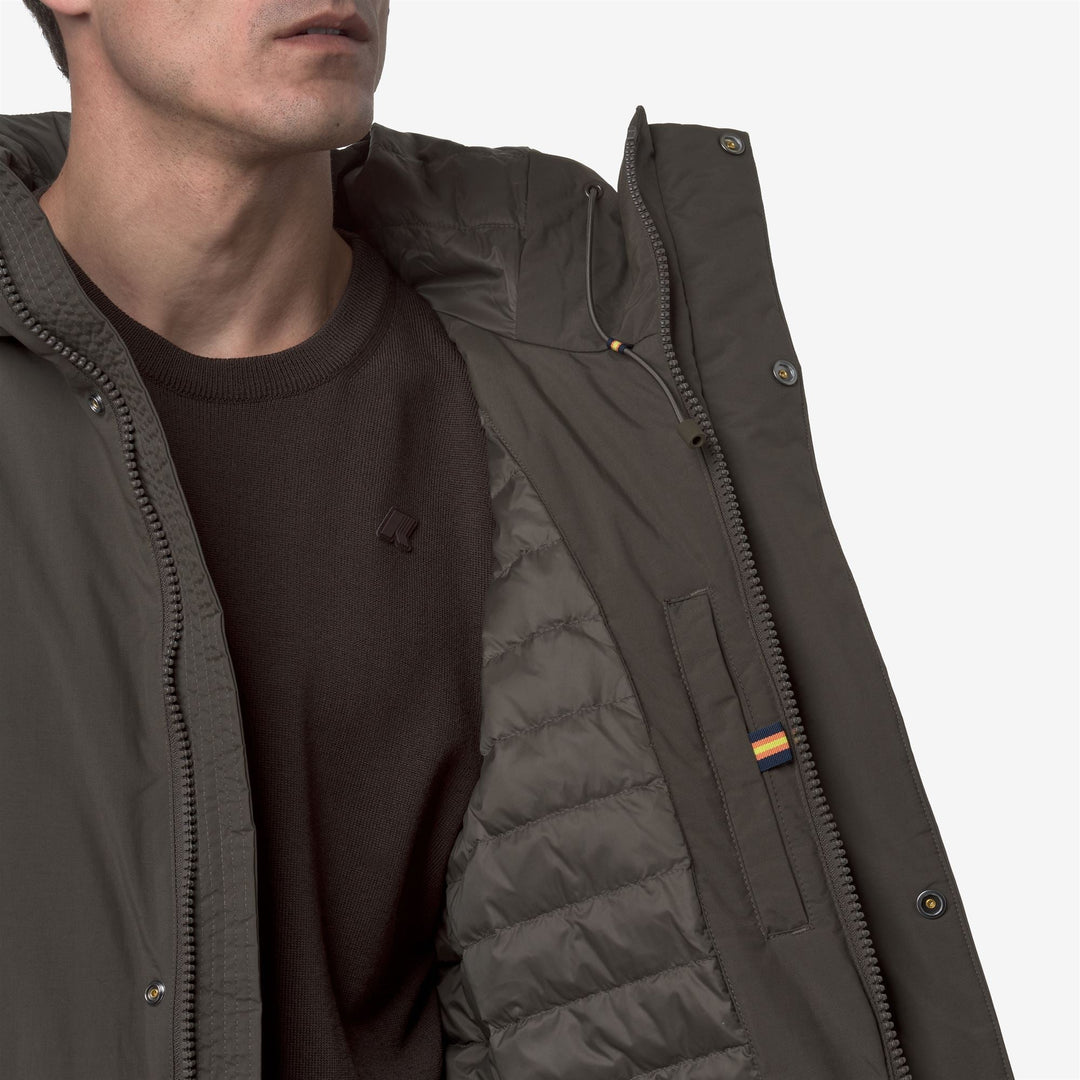 THOMAS WARM OTTOMAN - Jackets - Long - MAN - Black Olive