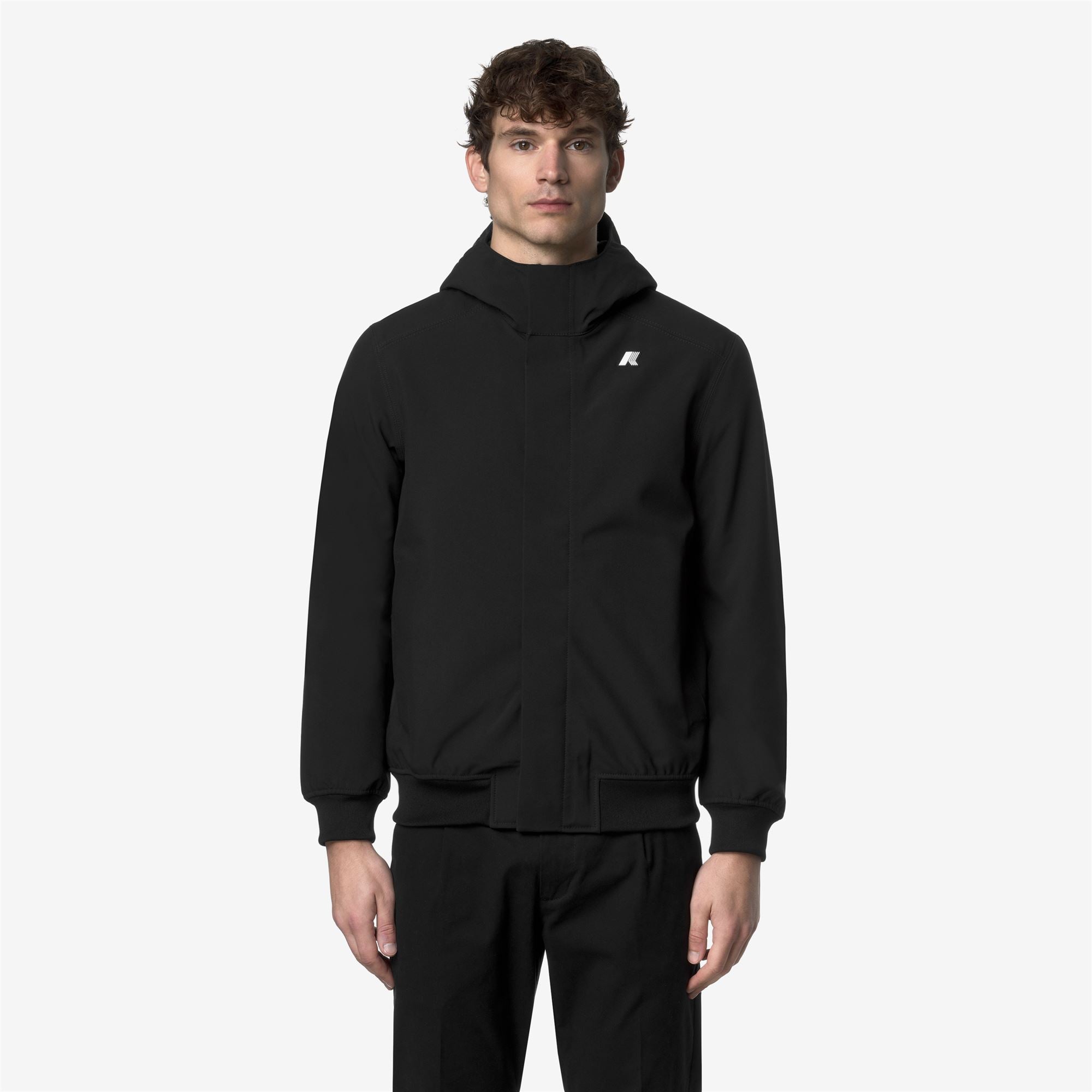 Jackets_MAN_JOACHIM BONDED_Short_Black Pure - Blue Depth - Commercial 4