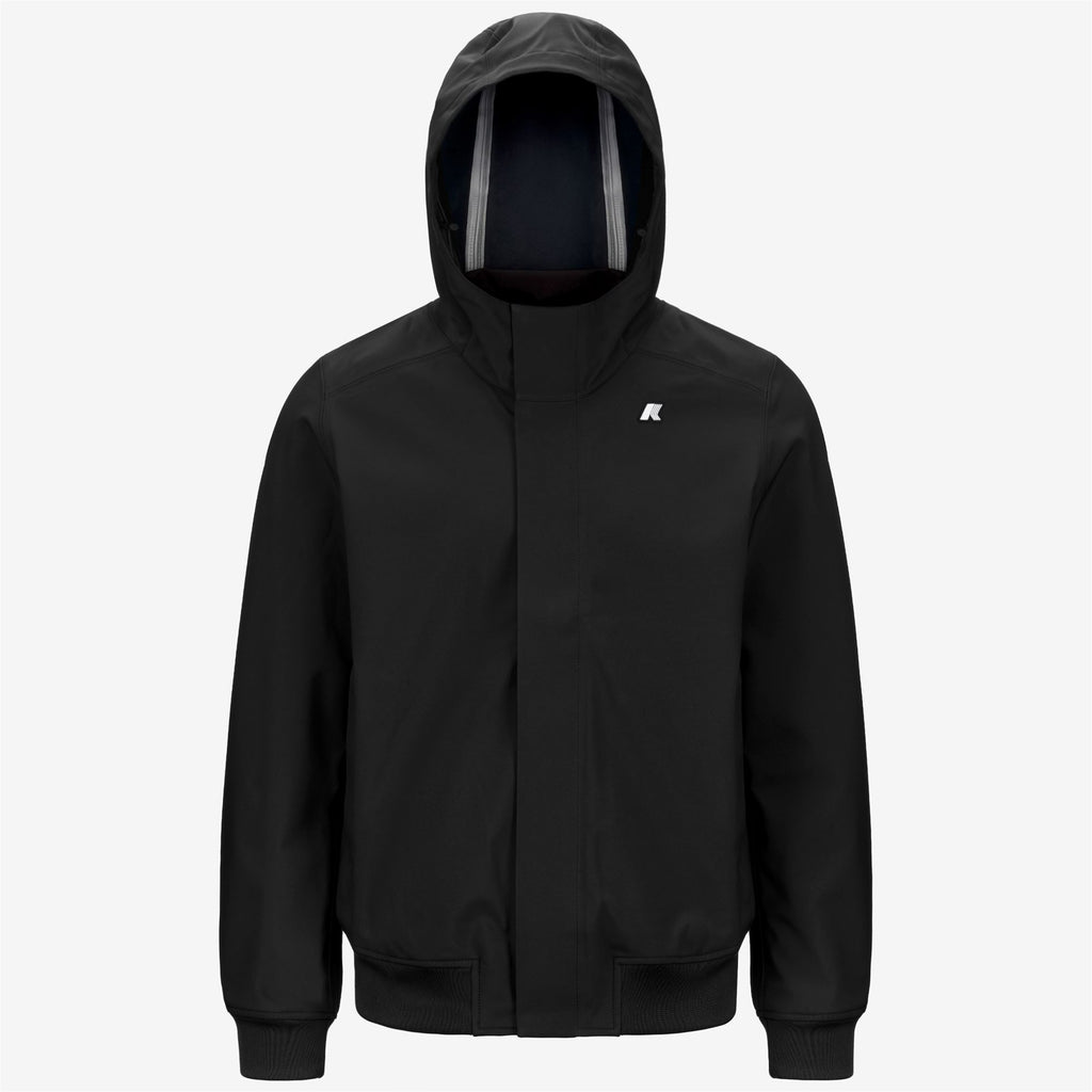 Jackets_MAN_JOACHIM BONDED_Short_Black Pure - Blue Depth - Commercial 1