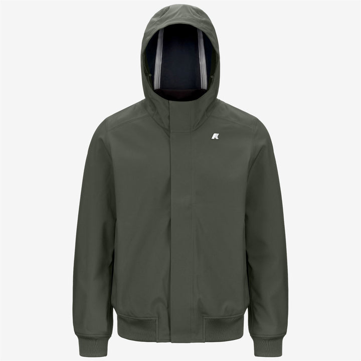 JOACHIM BONDED - Jackets - Short - MAN - GREEN BLACKISH-Blue Depth 1