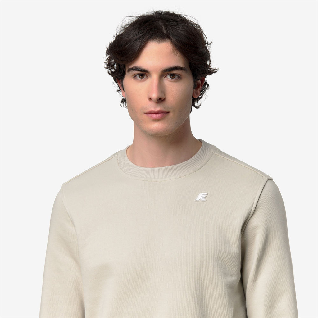 Fleece_Man_BAPTISTE FRENCH TERRY_Jumper_BEIGE LT - Commercial 7