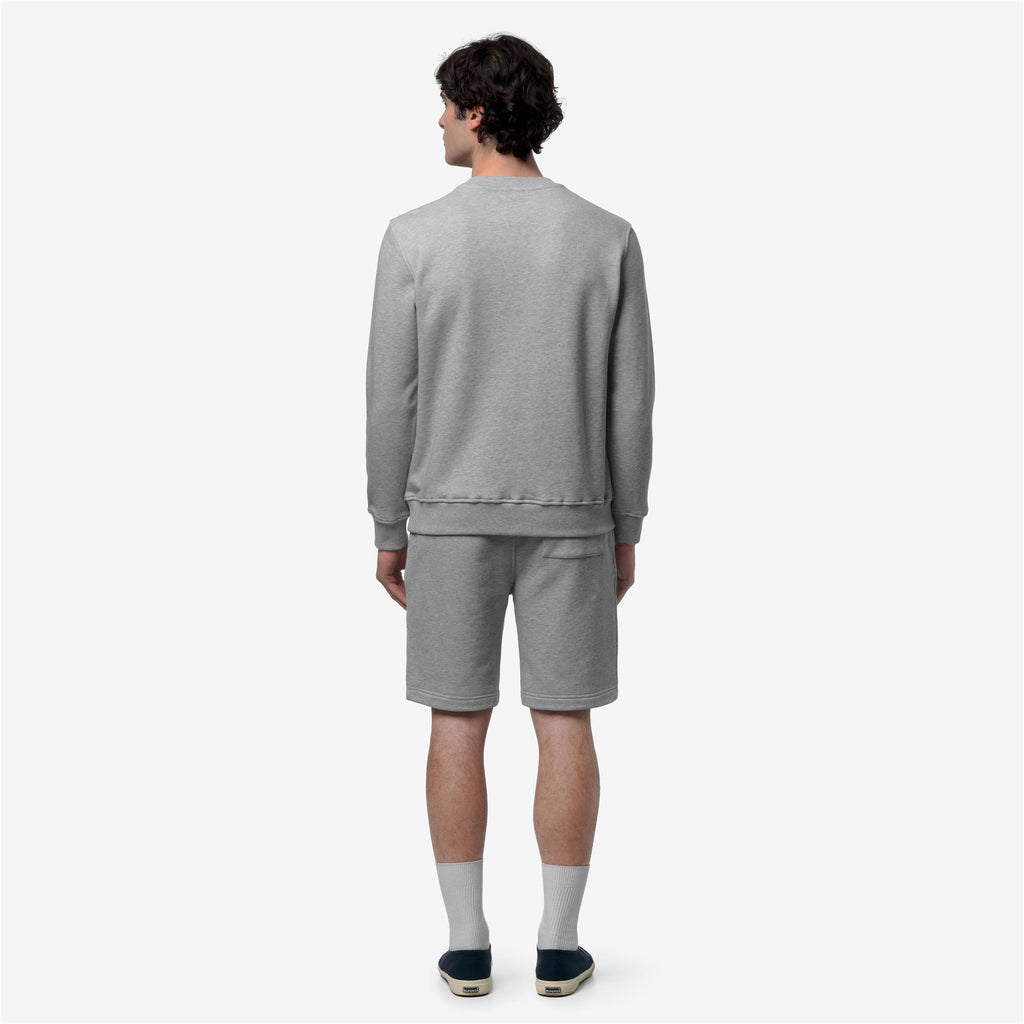 Fleece_Man_BAPTISTE FRENCH TERRY_Jumper_GREY MID MEL - Commercial 6