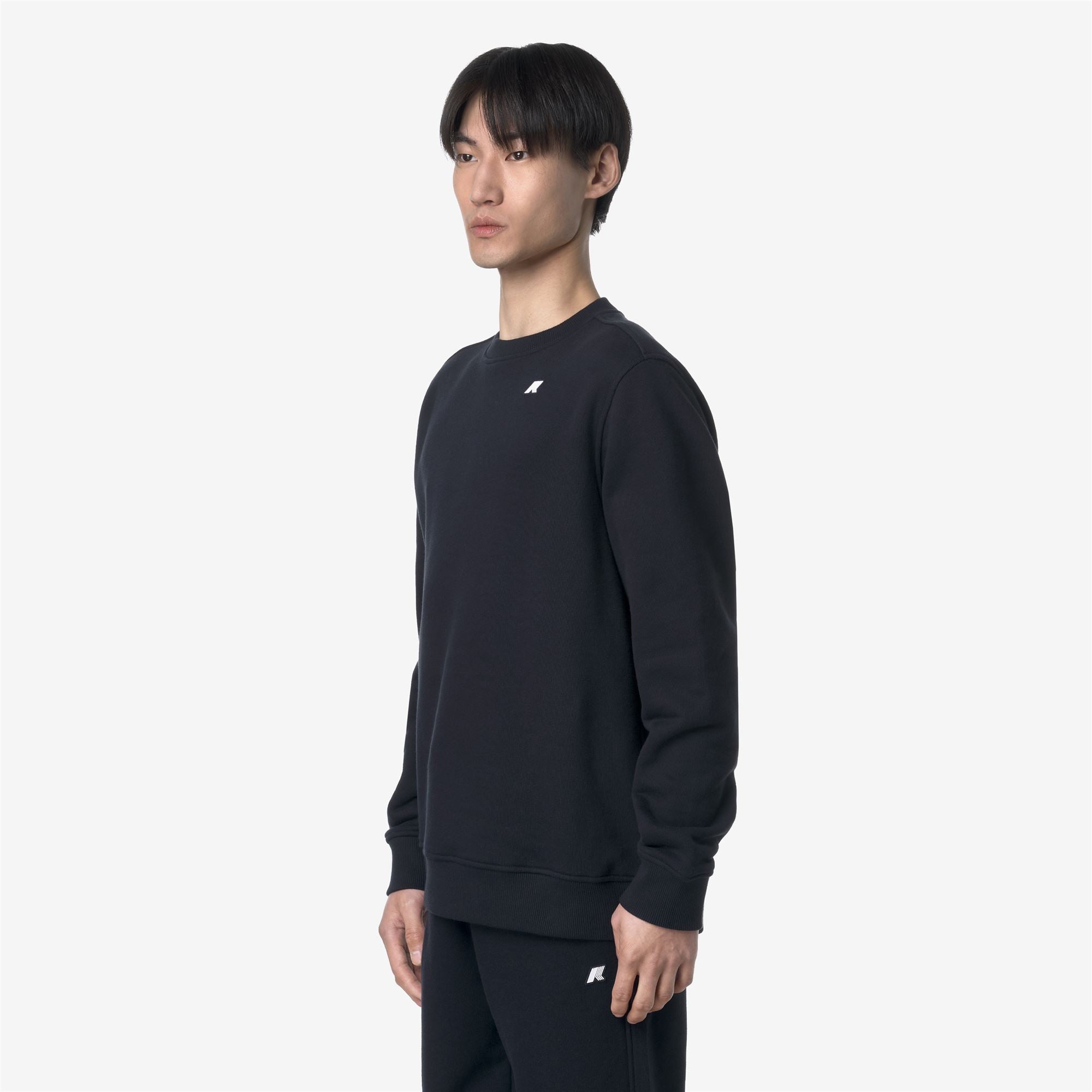 Fleece_MAN_BAPTISTE FRENCH TERRY_Jumper_Blue Depth - Commercial 5